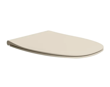 GSI Modo+ toiletsæde, soft close, aftagelig, mat beige